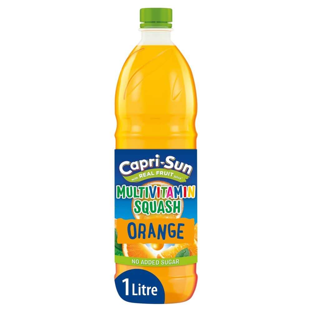 Capri-Sun Double Strength Orange Multivitamin Squash 1L - Tesco Groceries