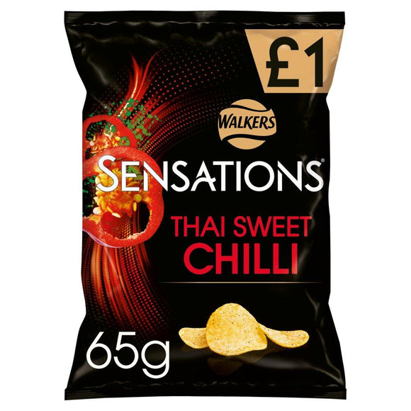 Sensations Thai Sweet Chilli Crisps 65g