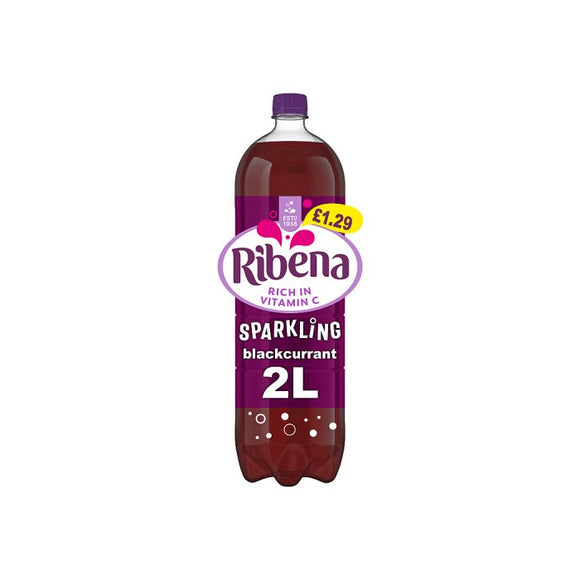 Ribena Sparkling Blackcurrant PMP 8 x 2Ltr