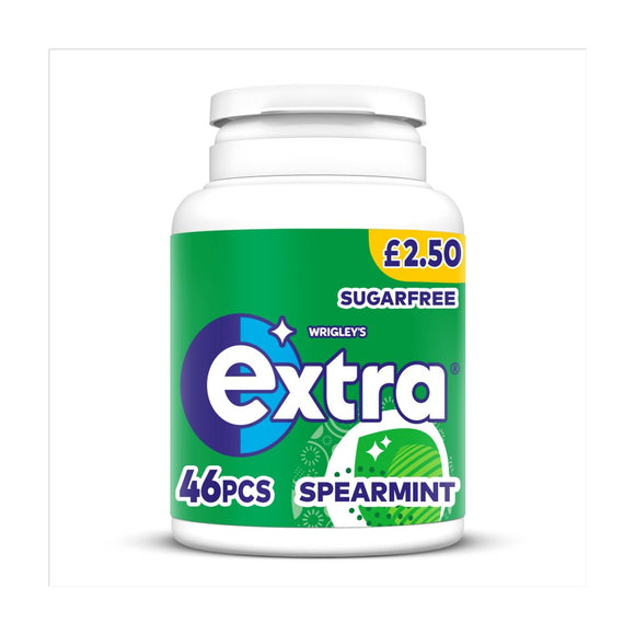 Extra Spearmint Bottle 46 Pieces PMP 6 x 64g