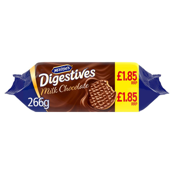 McVities Milk Chocolate Digestive Biscuits PMP 15 x 266g