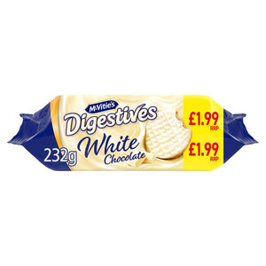 McVities White Chocolate Digestive Biscuits PMP 15 x 232g