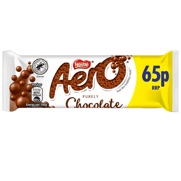 PMP Aero Milk Chocolate Bar 24 x 36g