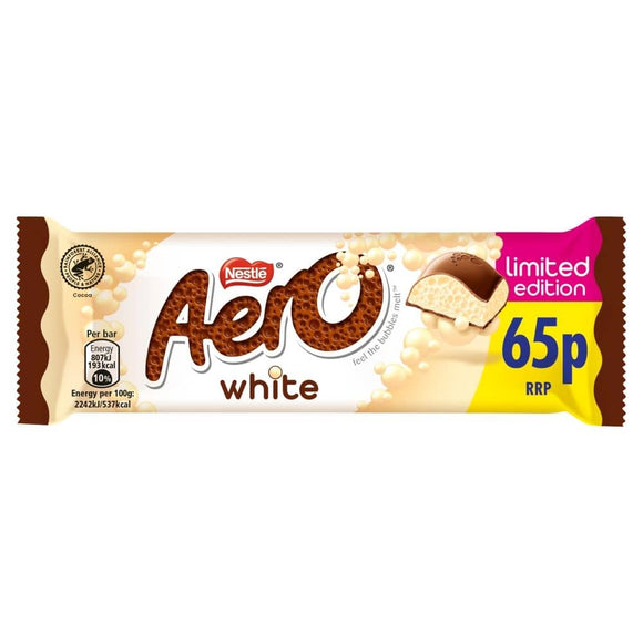 PMP Aero White Chocolate Bar 24 x 36g