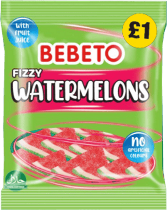 PMP Bebeto Fizzy Watermelons (10 x 150g)