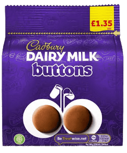 Cadbury Giant Buttons Bags PMP 10 x 95g