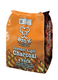 Big K Instant Light Charcoal (4 Pack)