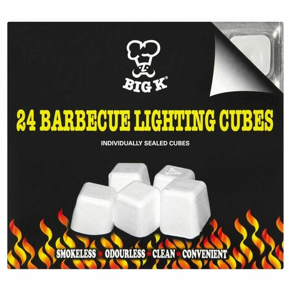 Big K Charcoal Fire Lighter Blocks (24 blocks)