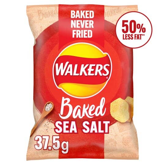 Walkers Oven Baked Sea Salt Snacks 32 x 37.5g