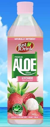 Just Drink Aloe Vera Drink Lychee 12 x 500ml