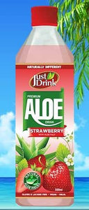 Just Drink Aloe Vera Drink Strawberry 12 x 500ml