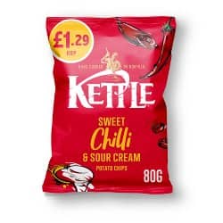 Kettle Chips Sweet Chilli PMP 12 x 80g