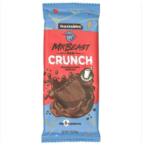 Feastables Mr Beast Chunk Puffed Rice Chocolate Bar  (10 x 60g)