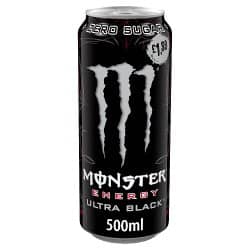 Monster Ultra Black 12 x 500ml