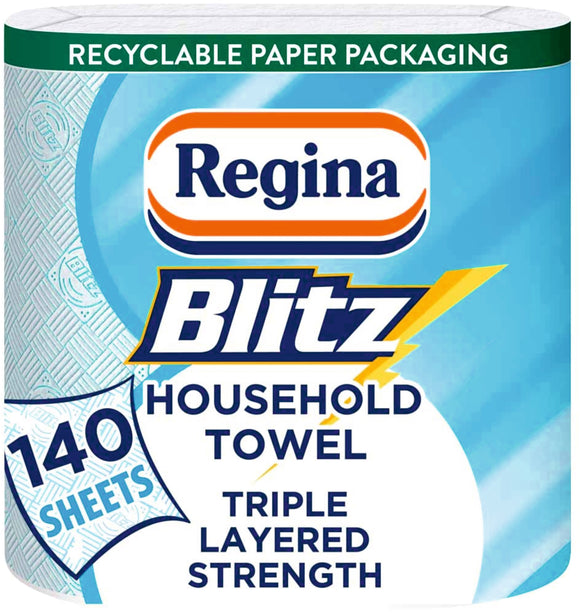 Regina Blitz 3 Ply Kitchen Roll (2 rolls x 4 pack)