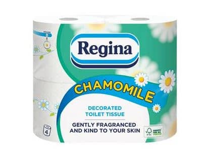 Regina Chamomile 3 Ply Toilet Roll (4 rolls x 5 pack)