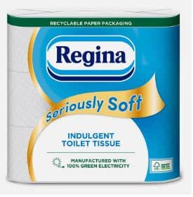 Regina Seriously Soft 3 Ply Toilet Roll (4 rolls x 5 pack)