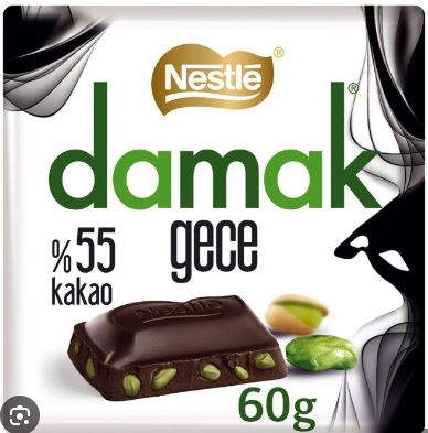 Damak Dark Chocolate Block 60g x 6