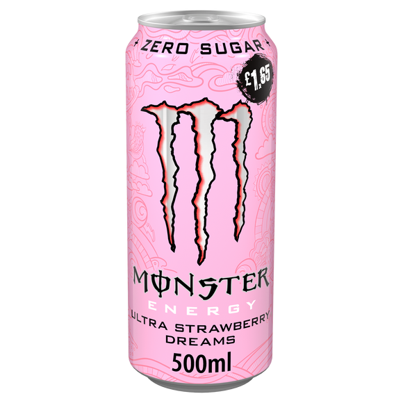 Monster Energy Drink Ultra Strawberry PMP 12 x 500ml