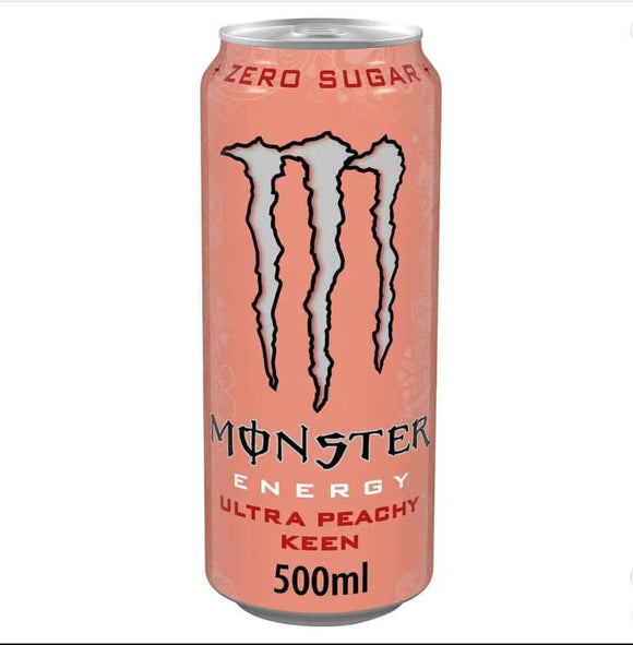 Monster Energy Drink Zero Sugar Ultra Peachy Keen PMP 12 x 500ml