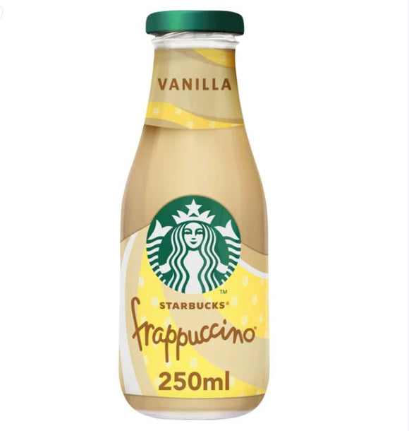 Starbucks Frappuccino Coffee Drink Vanilla  8 x 250ml