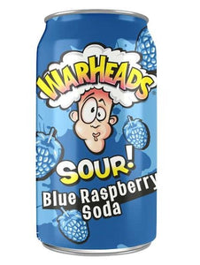 Warheads Blue Raspberry Soda 12 x 355ml