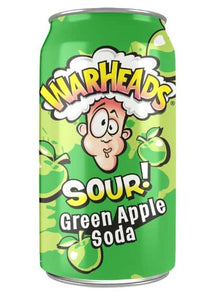 Warheads Green Apple Soda 12 x 355ml