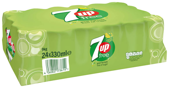 7UP Free PMP 24 x 330ml - thewholesalehub