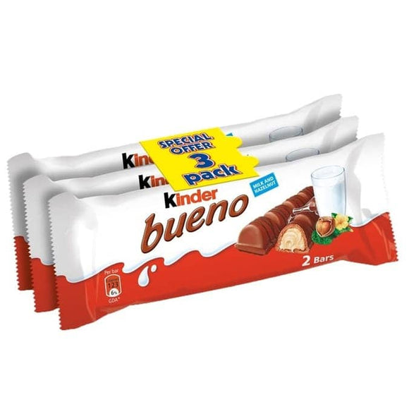 Kinder Bueno Hazelnut Treat Chocolate 