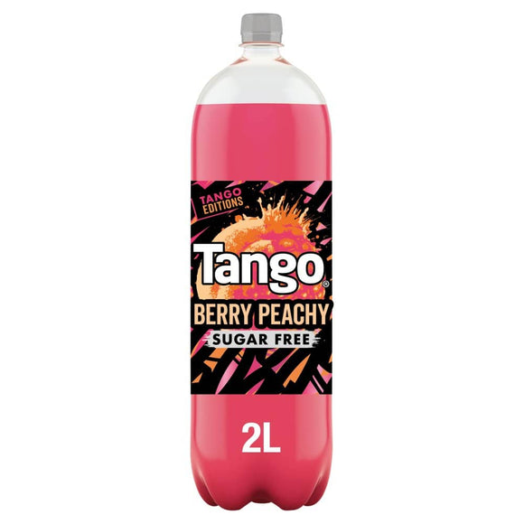 Tango Sugar Free Berry Peachy 8 x 2Ltr