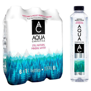 Aqua Carpatica Still Natural Water 6 x 1Ltr pack