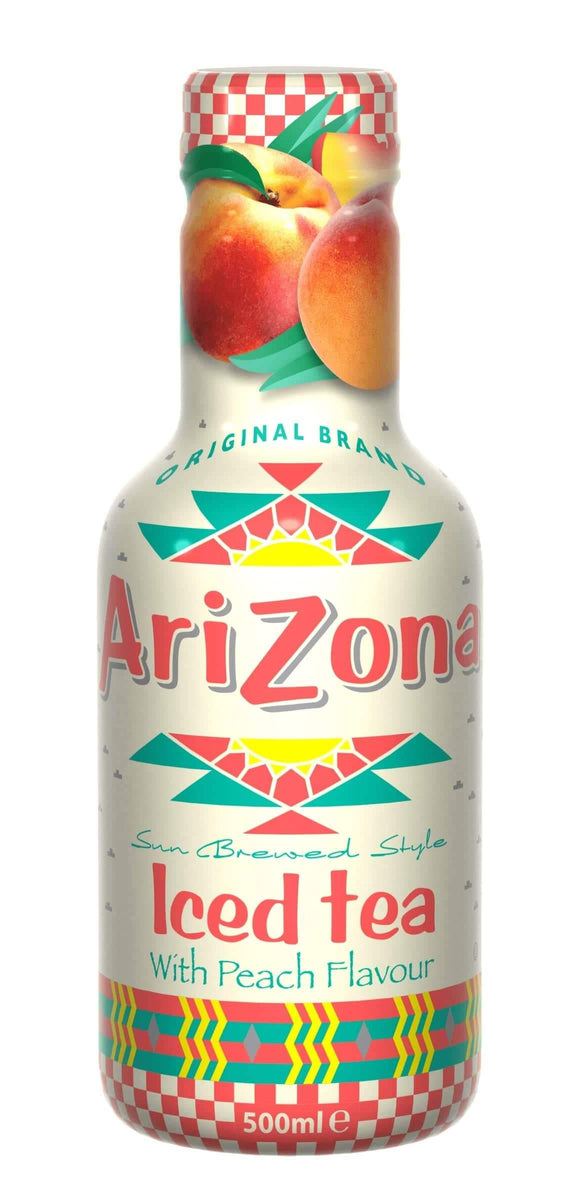 Arizona Iced Green Tea Peach 6 x 500ml - thewholesalehub