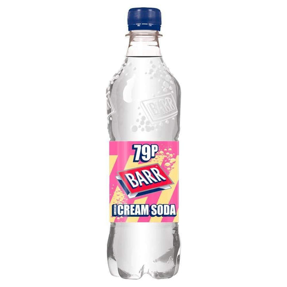 Barr Cream Soda Bottle PMP 12 x 500ml - thewholesalehub