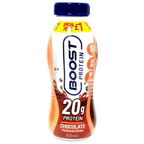 Boost Protein Chocolate Flavoured Shake PMP 8 x 310ml - thewholesalehub