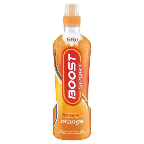 Boost Sport Isotonic Orange 500ml PMP 12 x 500ml - thewholesalehub