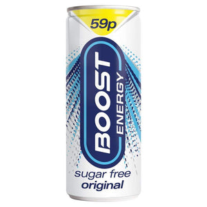 Boost Sugar Free Energy Drink 250ml can