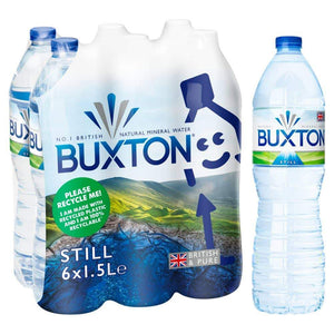 Buxton Still Natural Mineral Water 6 x 1.5Ltr pack