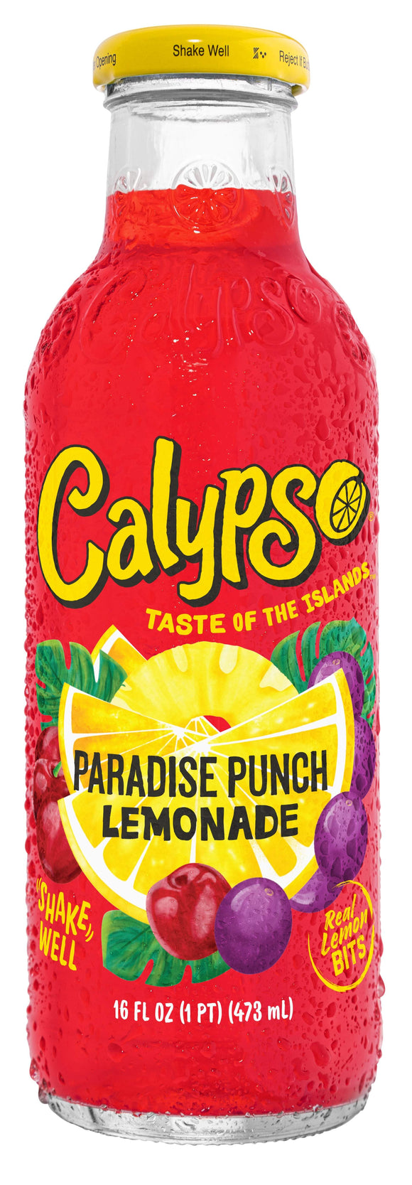 Claypso Paradise Punch Lemonade 473ml glass bottle