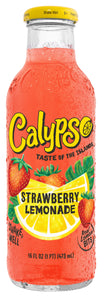 Calypso Strawberry Lemonade 473ml glass bottle