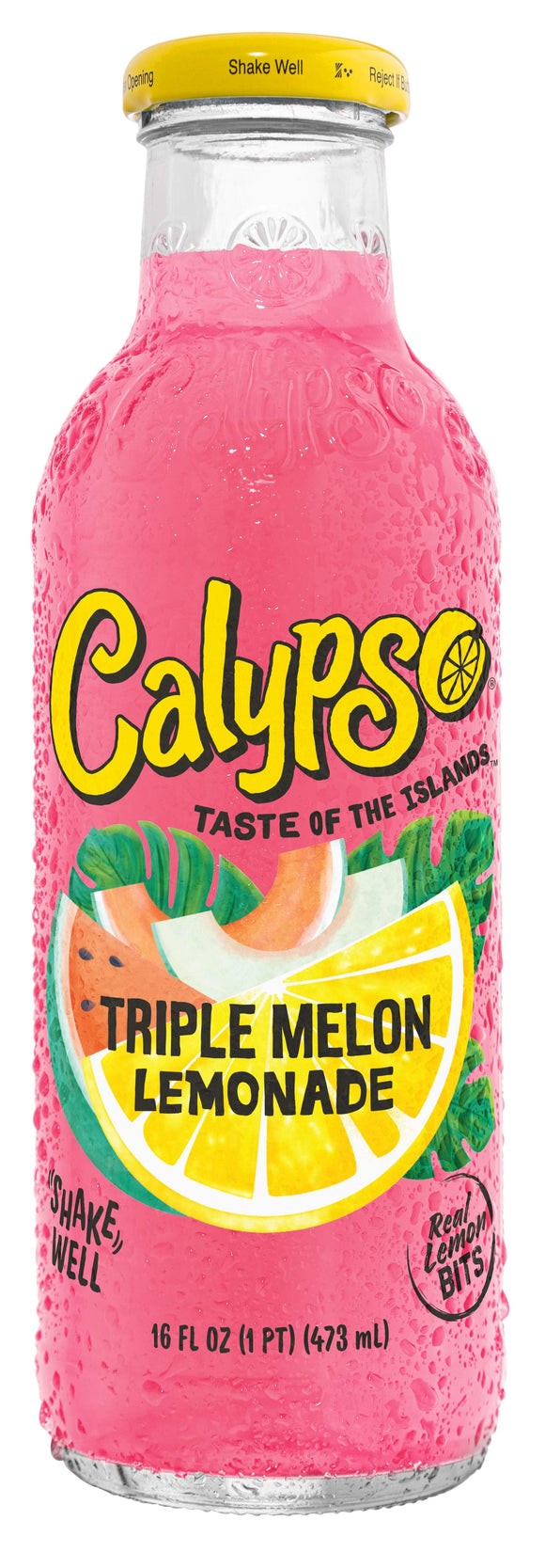 Calypso Triple Melon Lemonade 473ml glass bottle