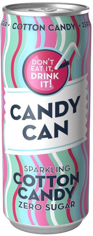 Candy Sparkling Cotton Candy Zero Sugar 330ml cans