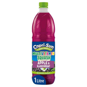 Capri-Sun No Added Sugar Multivitamin Apple and Blackcurrant Squash 1000ml bottles