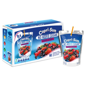 Capri-Sun Summer Berries No Added Sugar (4 Packs of 8) 32 x 200ml - thewholesalehub