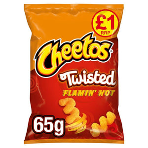 Cheetos Twisted Flamin' Hot Snacks 65g