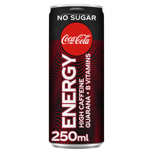 Coca Cola Energy (No Sugar) 12 x 250ml - thewholesalehub