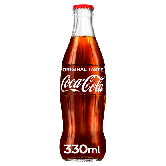 Coca Cola Original Icon Glass Bottles 24 x 330ml - thewholesalehub