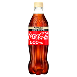 Coca Cola Zero Sugar Vanilla Flavour 12 x 500ml - thewholesalehub