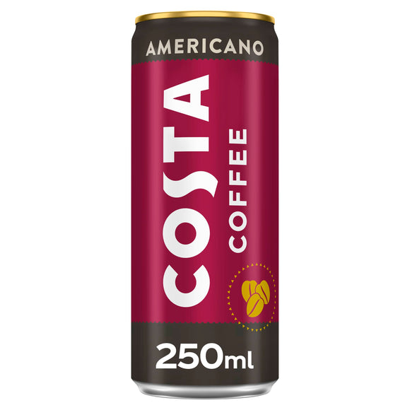 Costa Coffee Americano 12 x 250ml - thewholesalehub