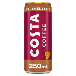 Costa Coffee Caramel Latte 12 x 250ml - thewholesalehub