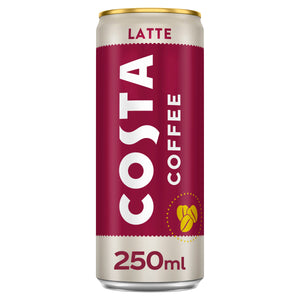 Costa Coffee Latte 12 x 250ml - thewholesalehub